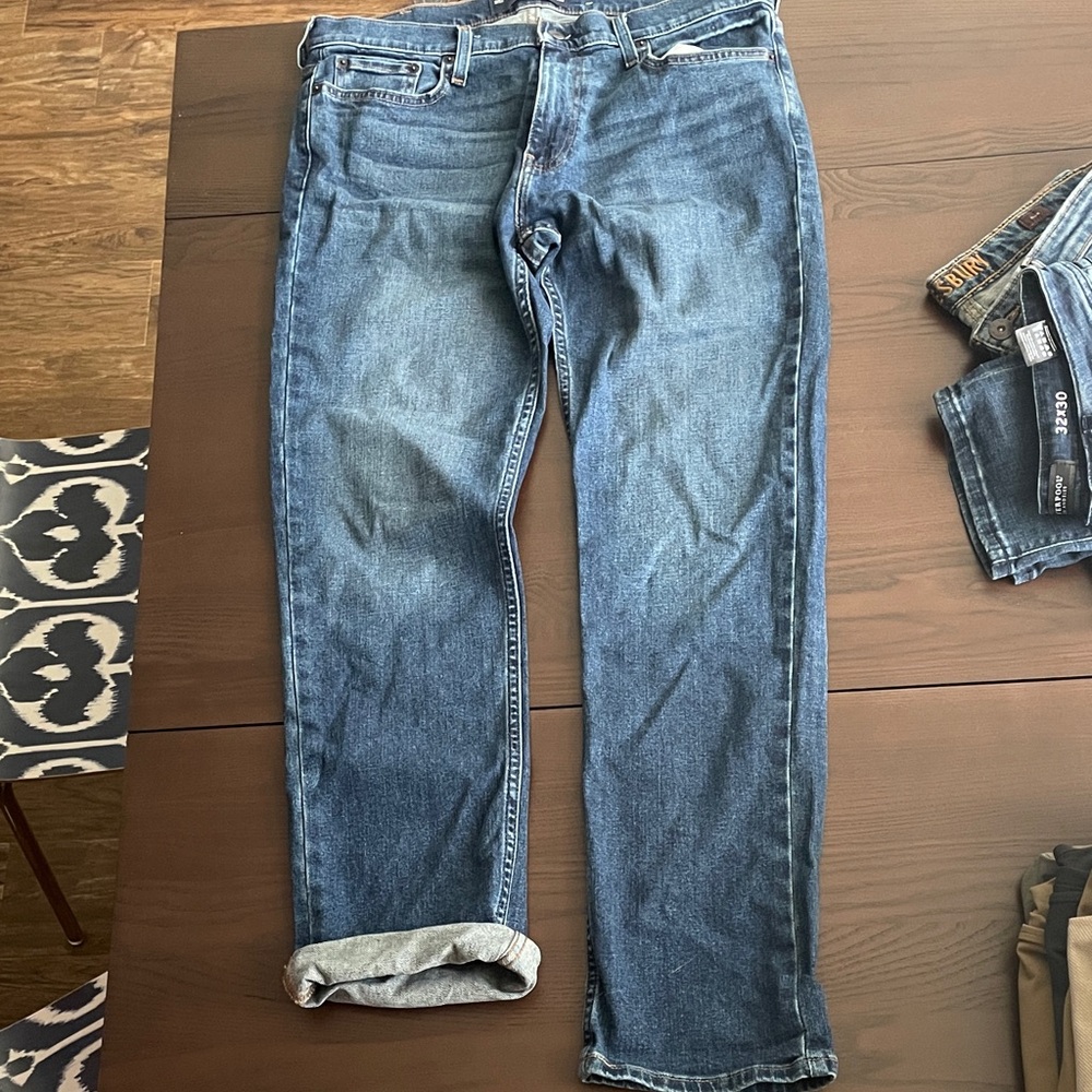 Hollister Men's Slim Fit Blue Jeans